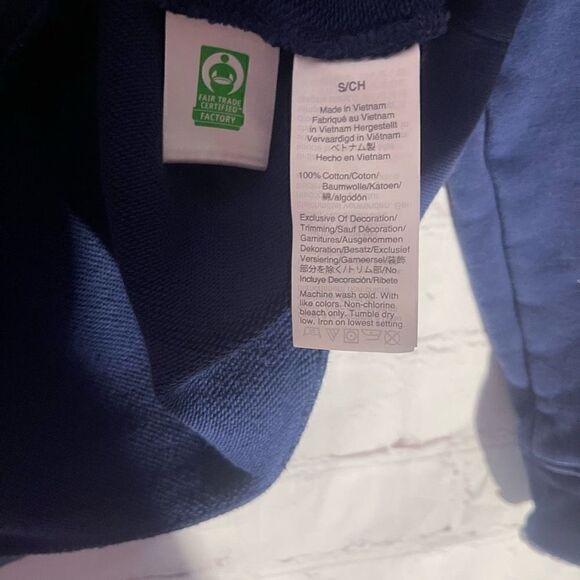 J Crew Womens Sweater Small Blue Long Sleeve Back Zip Round Neck Pullover - Picture 6 of 6